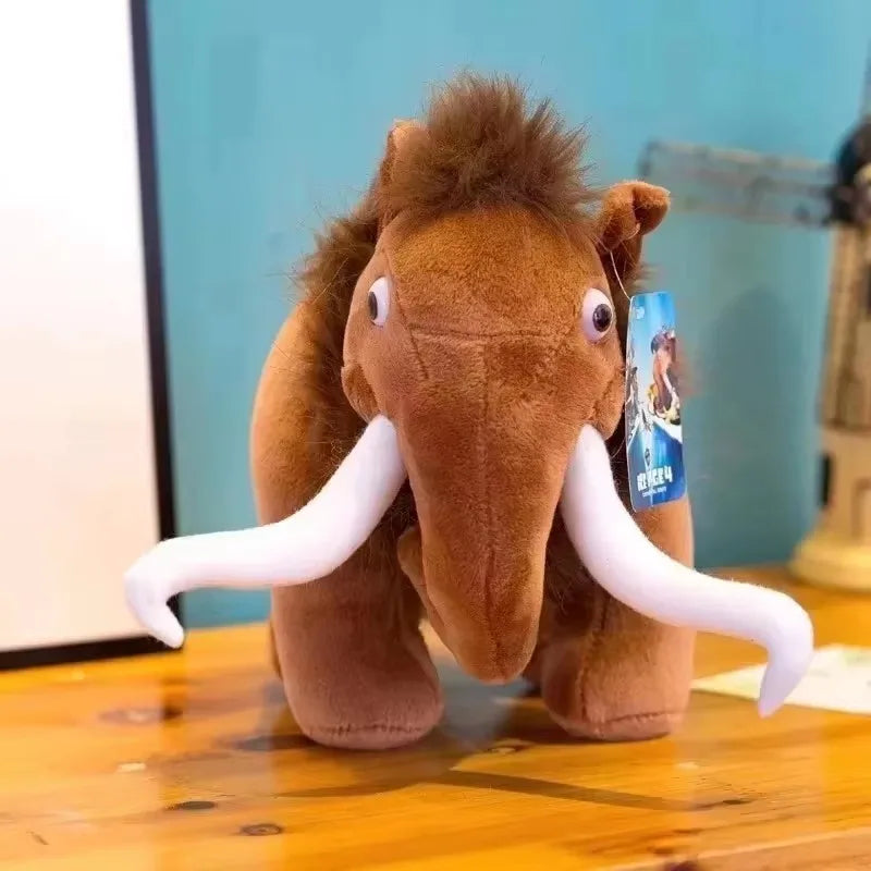 Ice Age Plush Toy Squirrel Mammoth Elephant Swordtooth Tiger Doll Soft Stuffed Animal  Gifts for Kids and Girls
