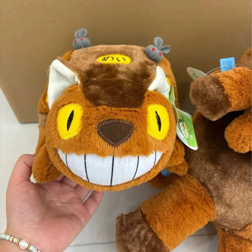 Cartoon Animation Bus My Neighbor Totoro Doll Soft Plush Animal Toys Stuffed Totoro Bus Kids Xmas Birthday Gift Anime Plush Toys
