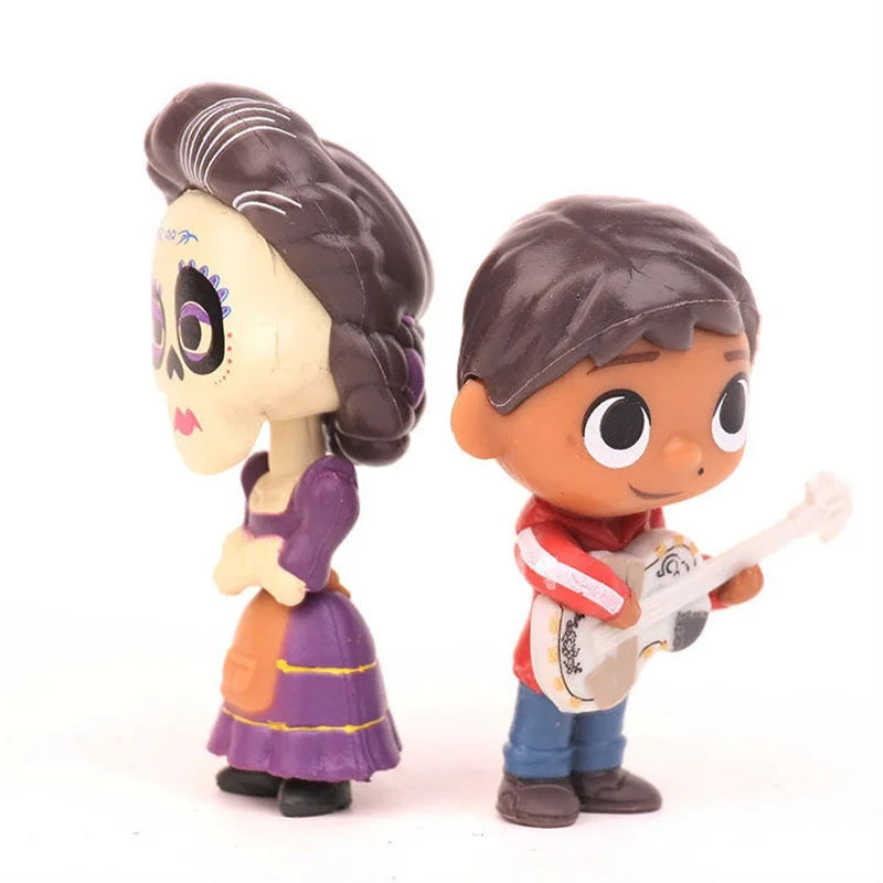 COCO Action Figure Toys Mini Cute Cartoon Anime Toys Model Children For fun Birthday Gifts Desk Decoration