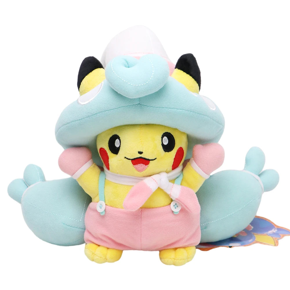 Cos Eevee Pikachu Cosplay Plush Toys Pikachu Peluche Lucario Stuffed Animal Doll Collectible Gift Cartoon Plushies Cute 20CM