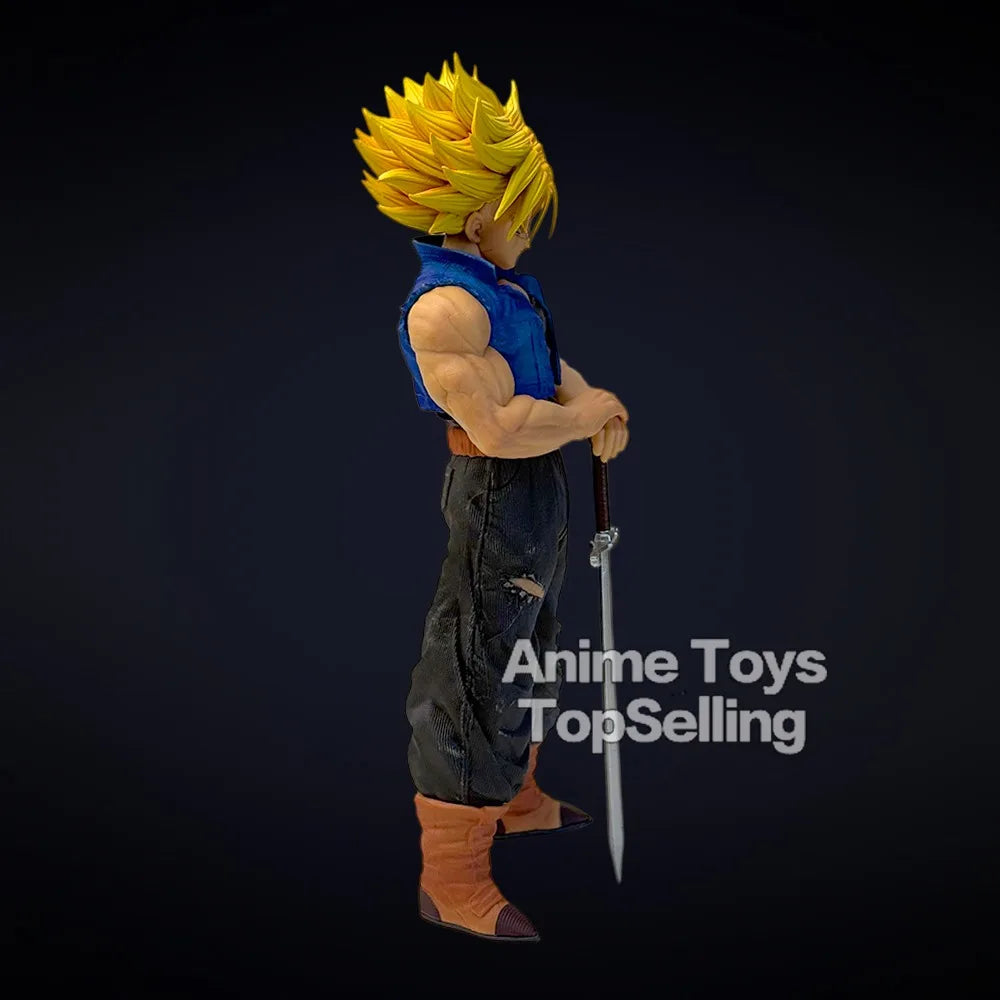 25cm/9.84in Anime Dragon Ball Z Figure Trunks Action Figures Pvc Statue Collection Model Toys for Gifts