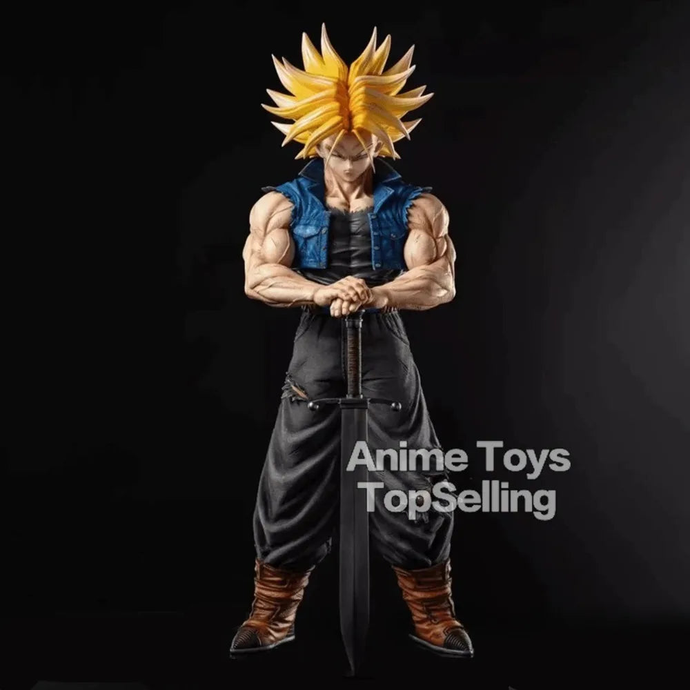 25cm/9.84in Anime Dragon Ball Z Figure Trunks Action Figures Pvc Statue Collection Model Toys for Gifts