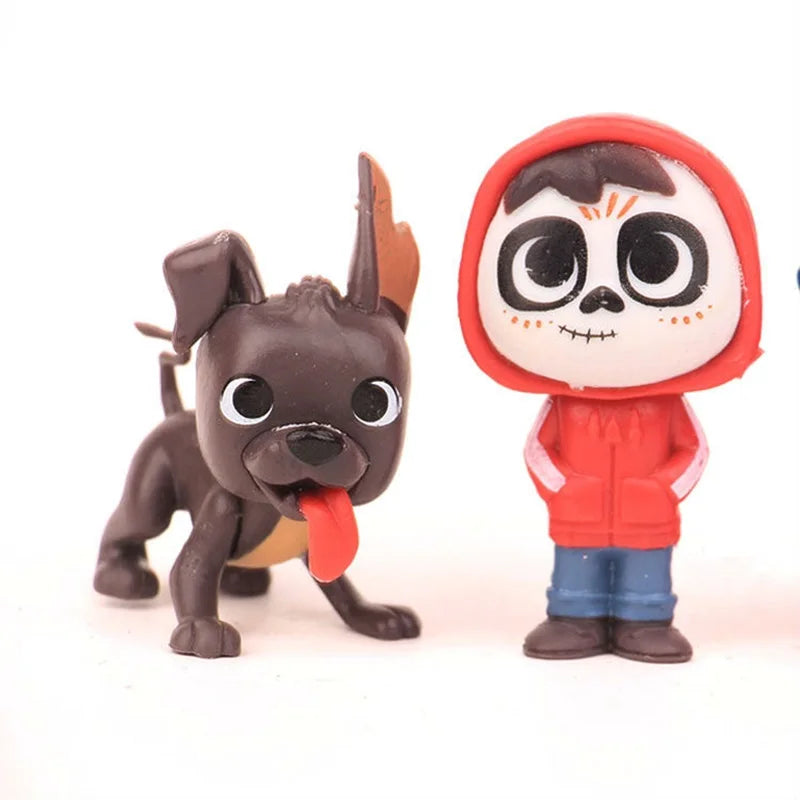 COCO Action Figure Toys Mini Cute Cartoon Anime Toys Model Children For fun Birthday Gifts Desk Decoration