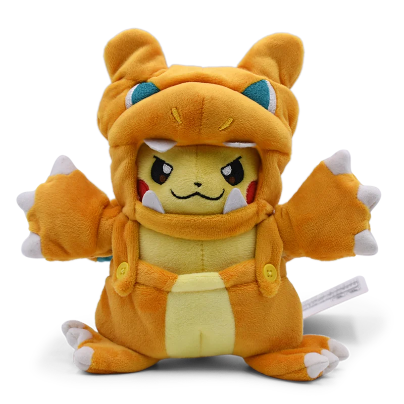 Cos Eevee Pikachu Cosplay Plush Toys Pikachu Peluche Lucario Stuffed Animal Doll Collectible Gift Cartoon Plushies Cute 20CM