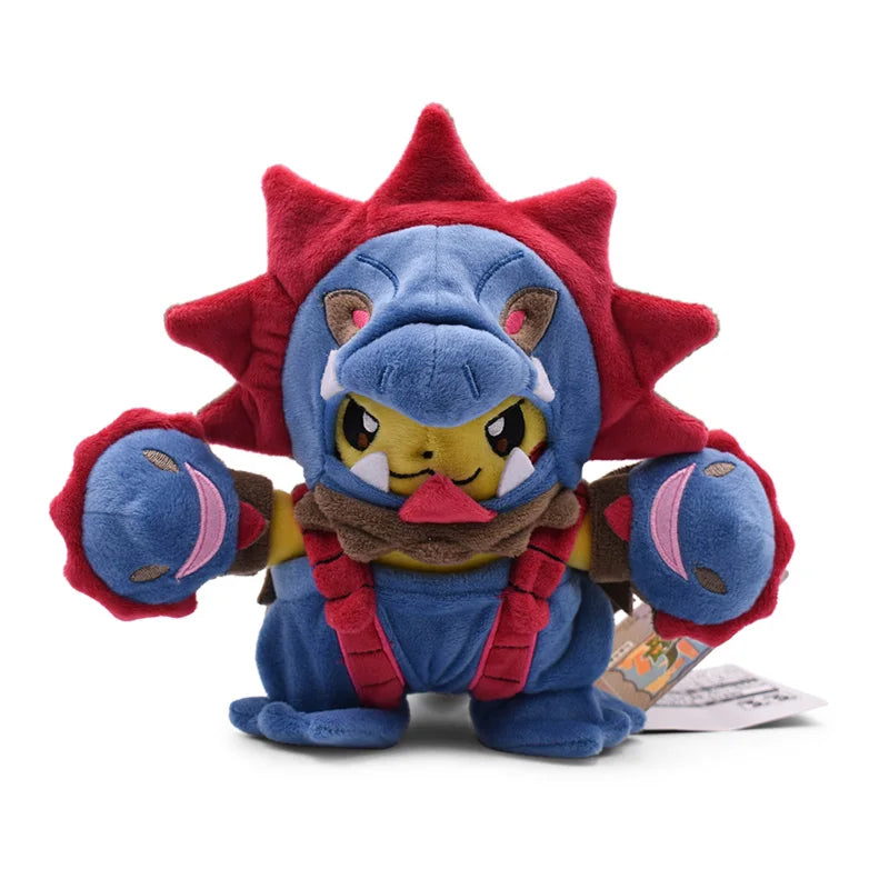 Cos Eevee Pikachu Cosplay Plush Toys Pikachu Peluche Lucario Stuffed Animal Doll Collectible Gift Cartoon Plushies Cute 20CM