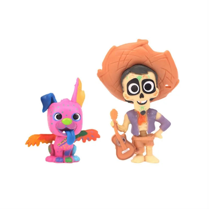 COCO Action Figure Toys Mini Cute Cartoon Anime Toys Model Children For fun Birthday Gifts Desk Decoration