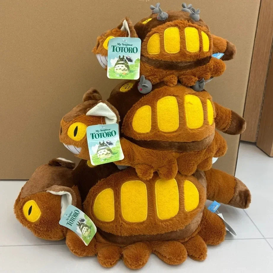 Cartoon Animation Bus My Neighbor Totoro Doll Soft Plush Animal Toys Stuffed Totoro Bus Kids Xmas Birthday Gift Anime Plush Toys